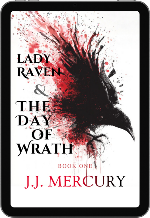 eBook cover for "Lady Raven and The Day of Wrath"